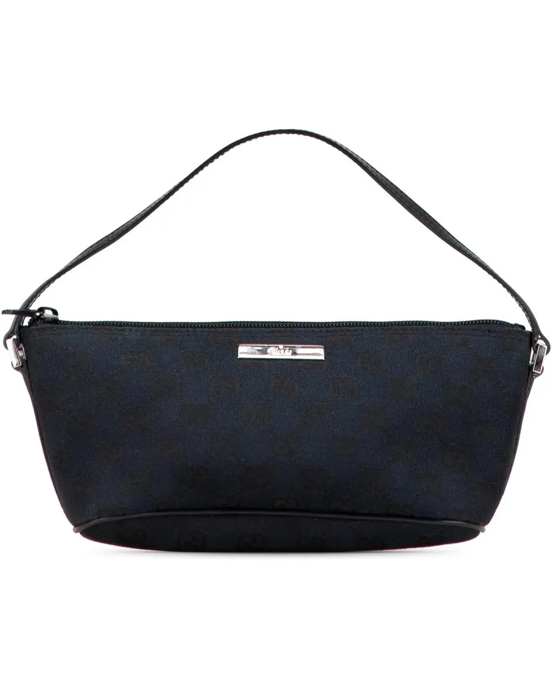 Gucci Hobo Bags GG Canvas Boat blau Blau