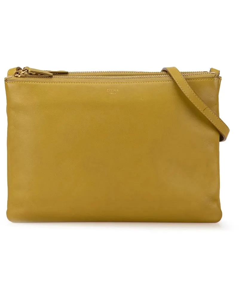 Celine Hobo Bags 2014 Large Lambskin Trio Crossbody gelb Gelb