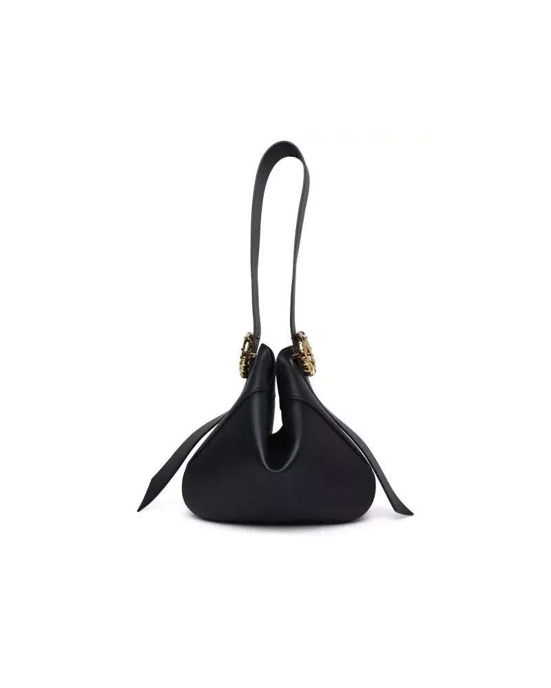 Lanvin Crossbody Bags Melodies Hobo Bag Schwarz