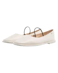 Coach Loafers & Ballerinas Emilia Leather Mary Jane Creme