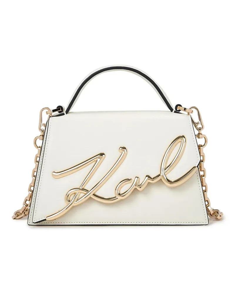 Karl Lagerfeld Crossbody Bags K/SIGNATURE KLEINE UMHÄNGETASCHE weiß Weiß
