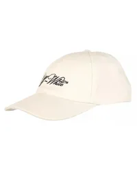 OFF-WHITE Mützen Embr Logo Baseball Cap Creme