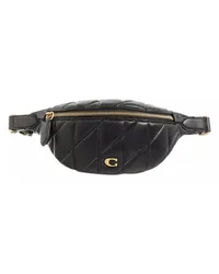 Coach Bauchtaschen Quilted Pillow Leather Essential Belt Bag Schwarz