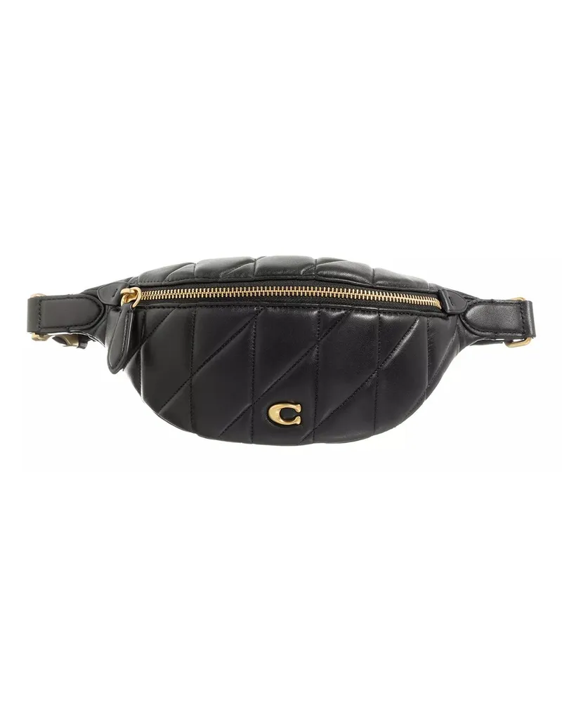 Coach Bauchtaschen Quilted Pillow Leather Essential Belt Bag Schwarz