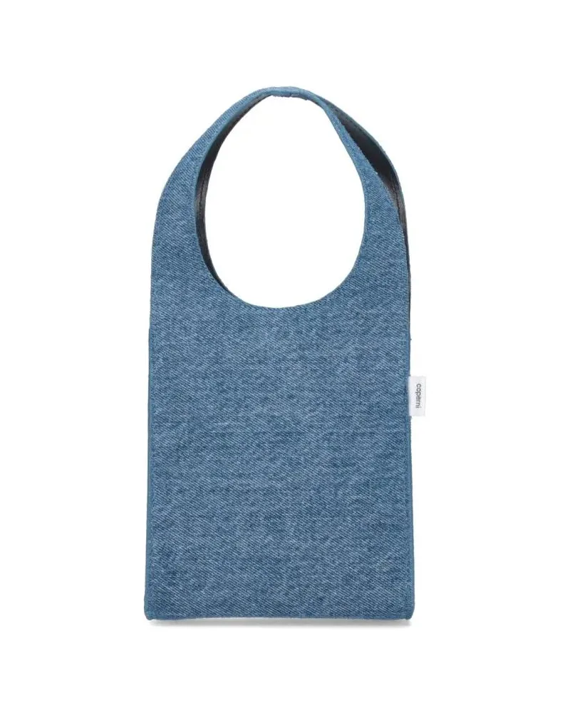 COPERNI Shopper & Totes "Swipe" Micro Tote Bag – Blue Denim blau Blau