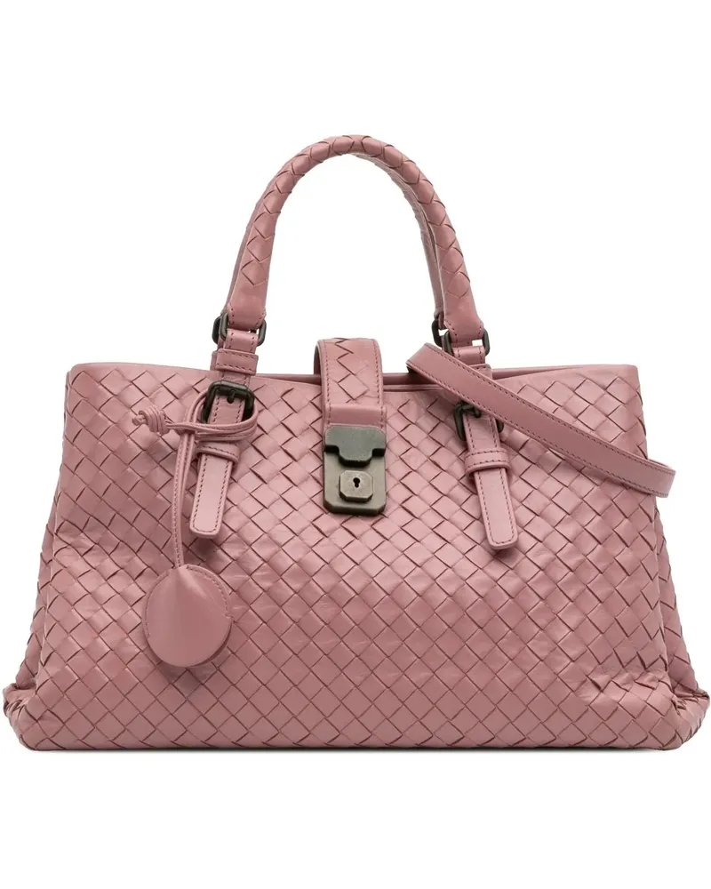 Bottega Veneta Hobo Bags Small Nappa Intrecciato Roma Satchel rosa Gold