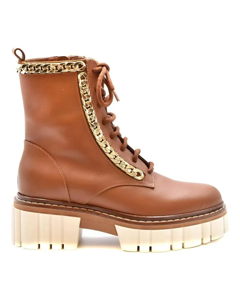 NINALILOU Stiefel Booties Brown braun Braun