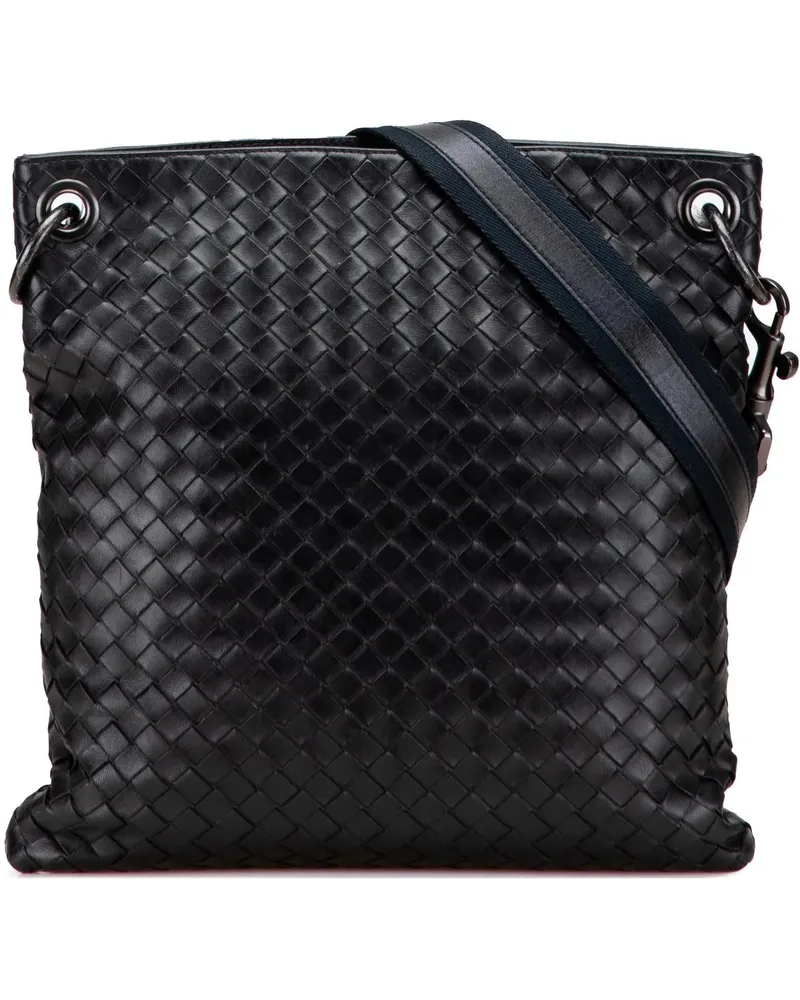 Bottega Veneta Hobo Bags Nappa Intrecciato Crossbody schwarz Schwarz