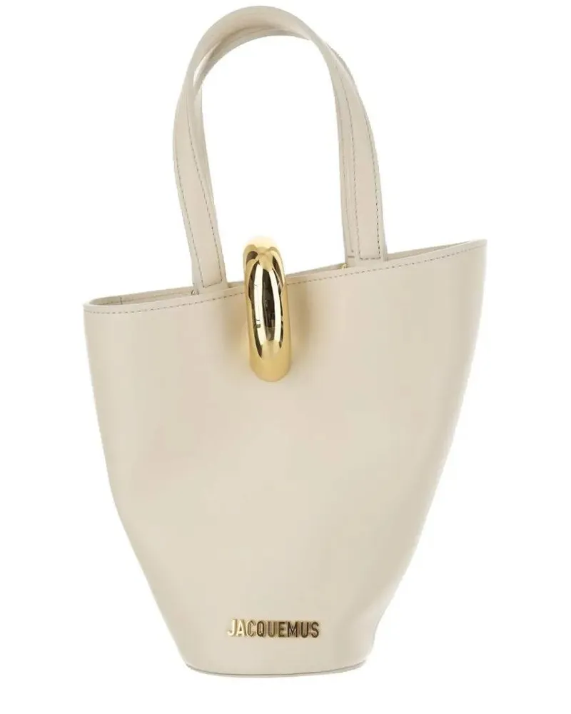 Jacquemus Shopper & Totes Smooth Leather Shoulder Bag beige Beige