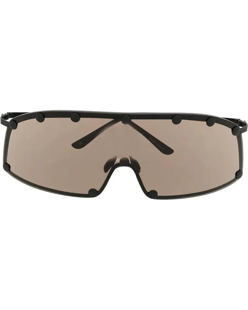 Rick Owens Sonnenbrillen  black Schwarz