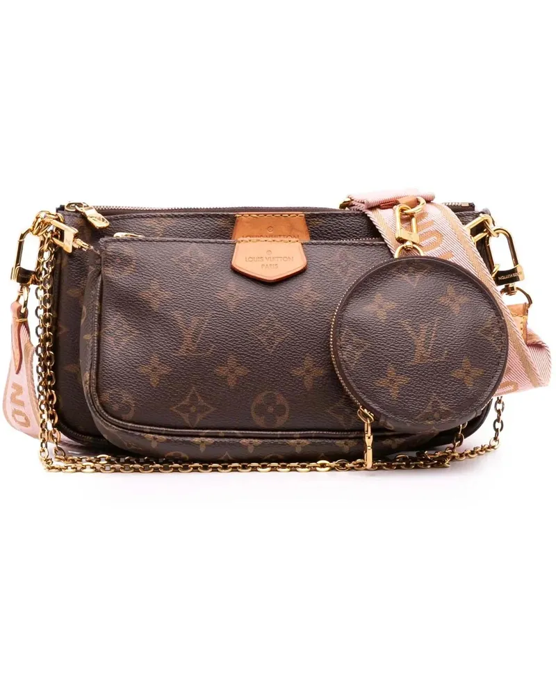 Louis Vuitton Hobo Bags Monogram Multi Pochette Accessoires braun Braun