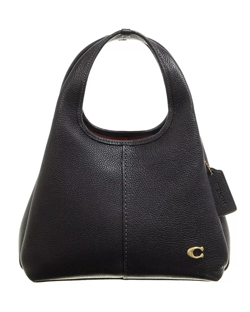 Coach Crossbody Bags Polished Pebble Leather Lana Shoulder Bag 23 schwarz Schwarz