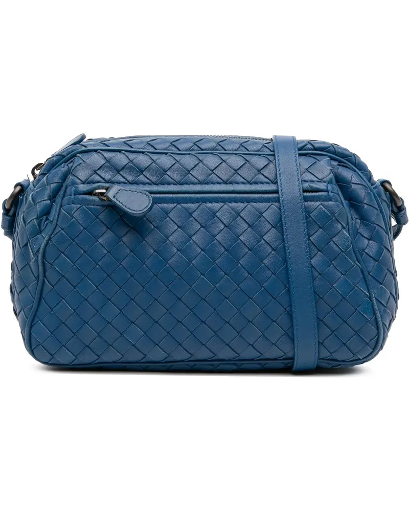 Bottega Veneta Hobo Bags Nappa Intrecciato Crossbody blau Blau