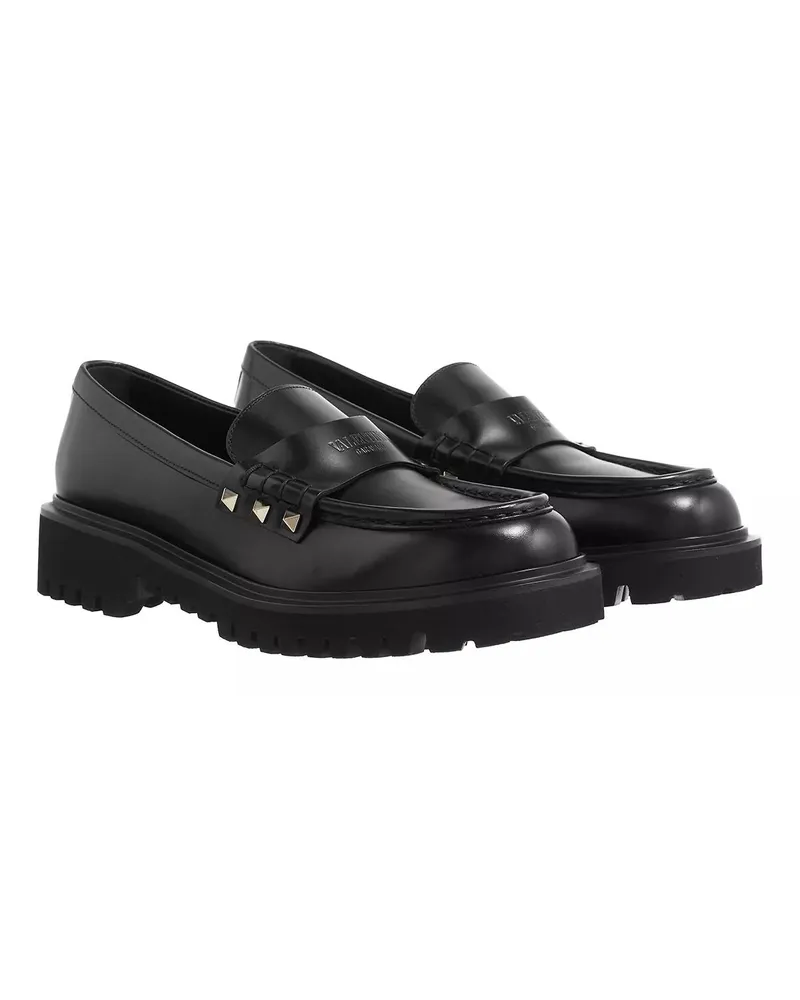 Valentino Garavani Loafers & Ballerinas Rockstud Mocassins Schwarz