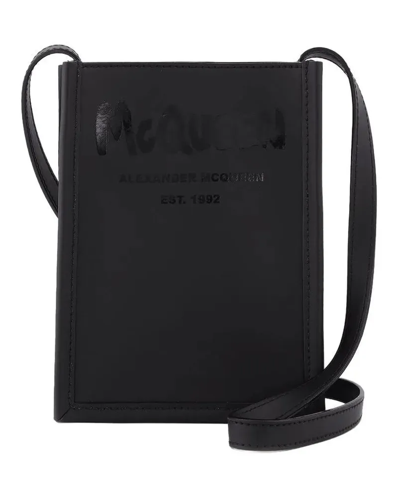 Alexander McQueen Hobo Bags Liberty Mini Crossbody In Black Polyester schwarz Schwarz