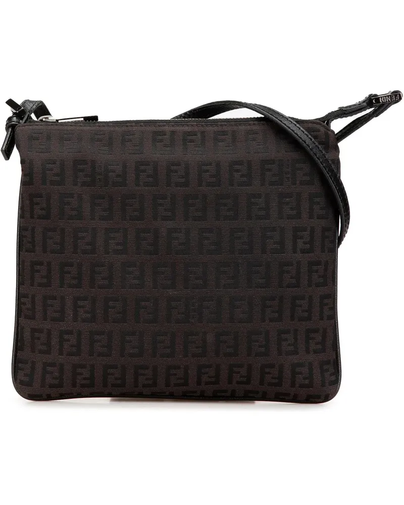 Fendi Hobo Bags 2010-2024 Zucchino Canvas Crossbody braun Braun