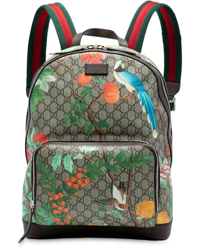 Gucci Rucksäcke GG Supreme Tian Backpack braun Braun