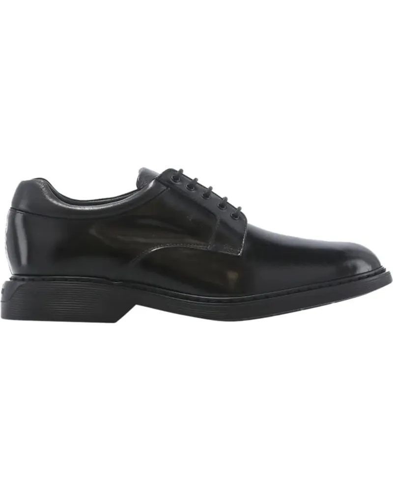 Hogan Loafer Flat Shoes Black schwarz Schwarz