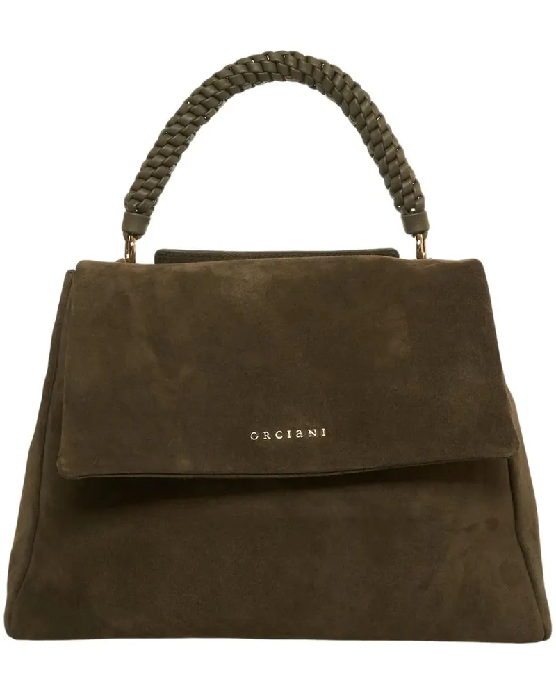 Orciani Crossbody Bags Suede handbag grün Grün