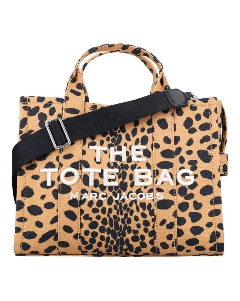Marc Jacobs Shopper & Totes The Cheetah Canvas Medium Tote Bag braun Braun