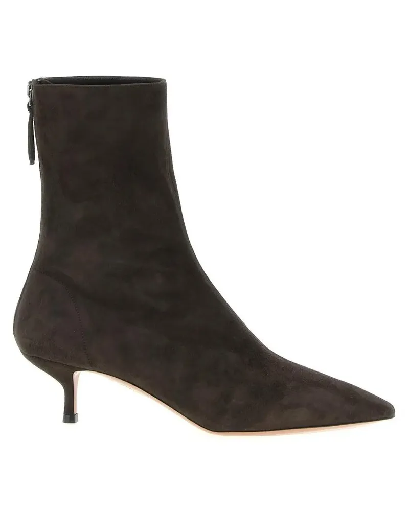 Aquazzura Stiefel 'Montmartre' Ankle Boots schwarz Schwarz