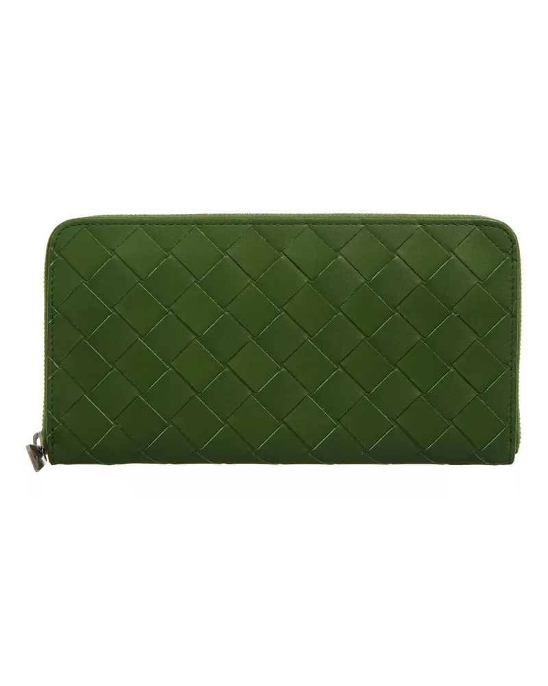 Bottega Veneta Portemonnaie Zip Around Wallet Grün