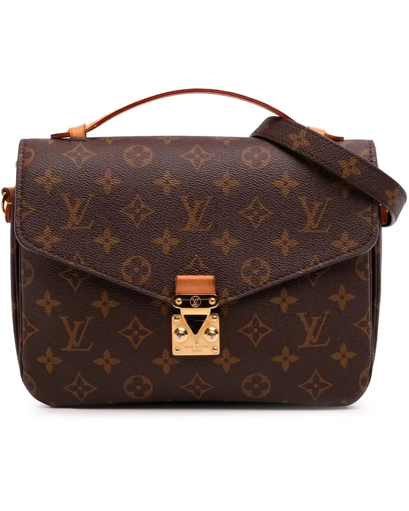 Louis Vuitton Hobo Bags 2020 Monogram Pochette Metis braun Braun