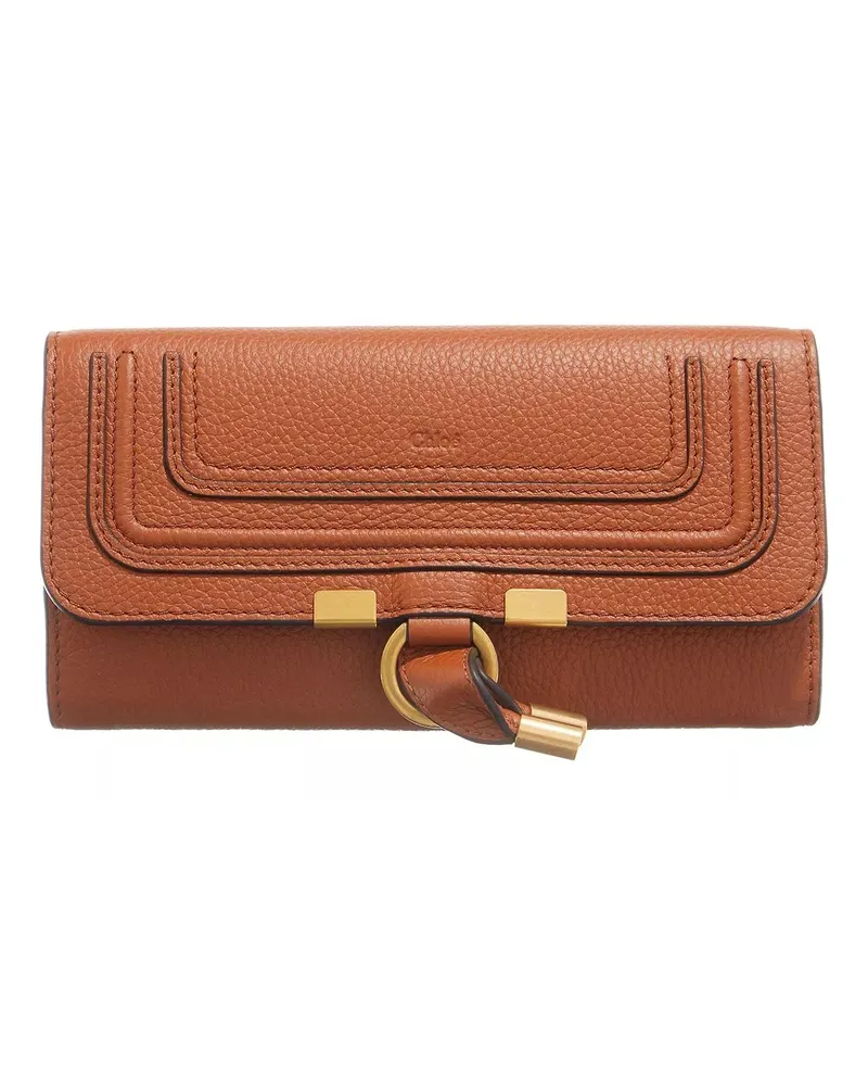 Chloé Portemonnaie Marcie Wallet Cognacbraun