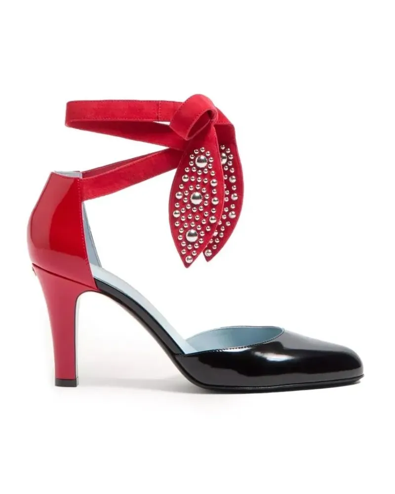 Valentino Garavani Hohe Schuhe "Foliefoliage" Décolleté schwarz Schwarz