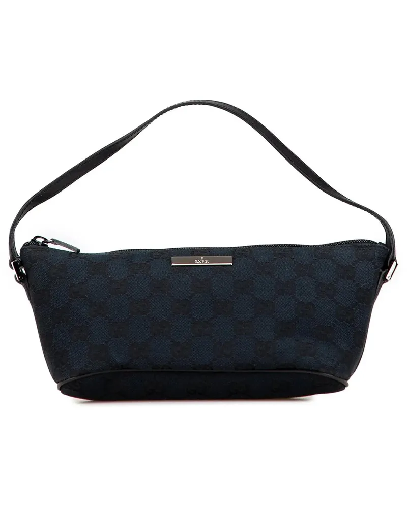 Gucci Hobo Bags GG Canvas Boat blau Blau