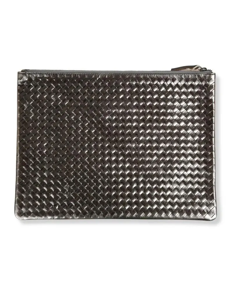 Dragon Diffusion Clutches Structured Minimalist Handbag With Top Handle silberfarben Silber