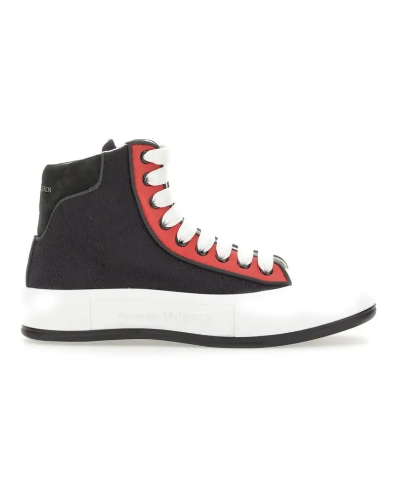 Alexander McQueen Low-Top Sneaker Sneaker With Logo schwarz Schwarz