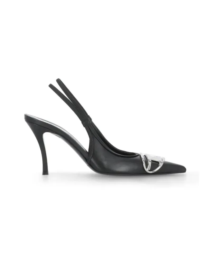 Diesel Hohe Schuhe D-Venus Heeled Shoes schwarz Schwarz
