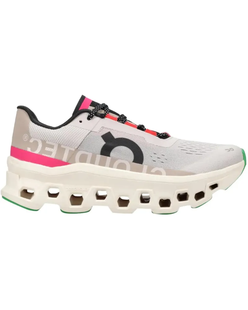 ON Low-Top Sneaker Flat Shoes Silver Ivory silberfarben 