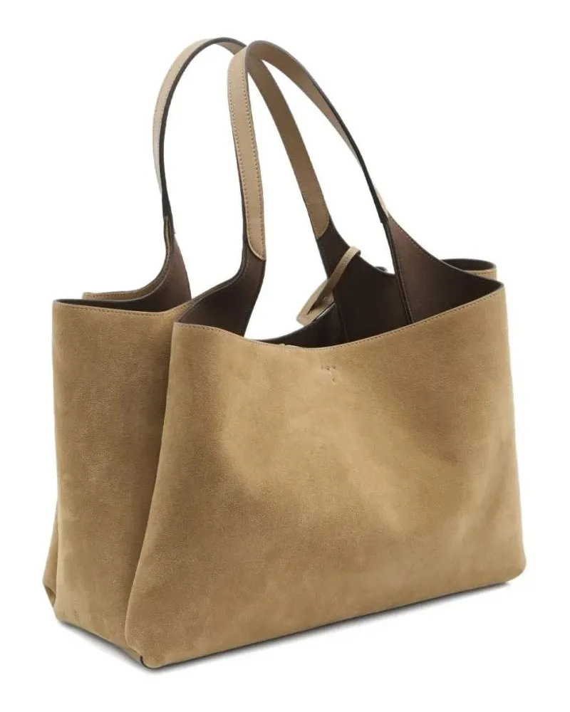 TOD'S Shopper & Totes Spacious Beige Suede Tote Bag beige Beige