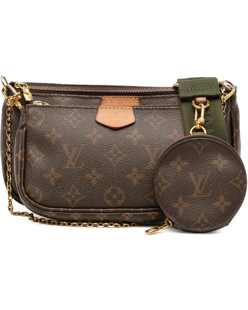 Louis Vuitton Hobo Bags Monogram Multi Pochette Accessoires braun Braun