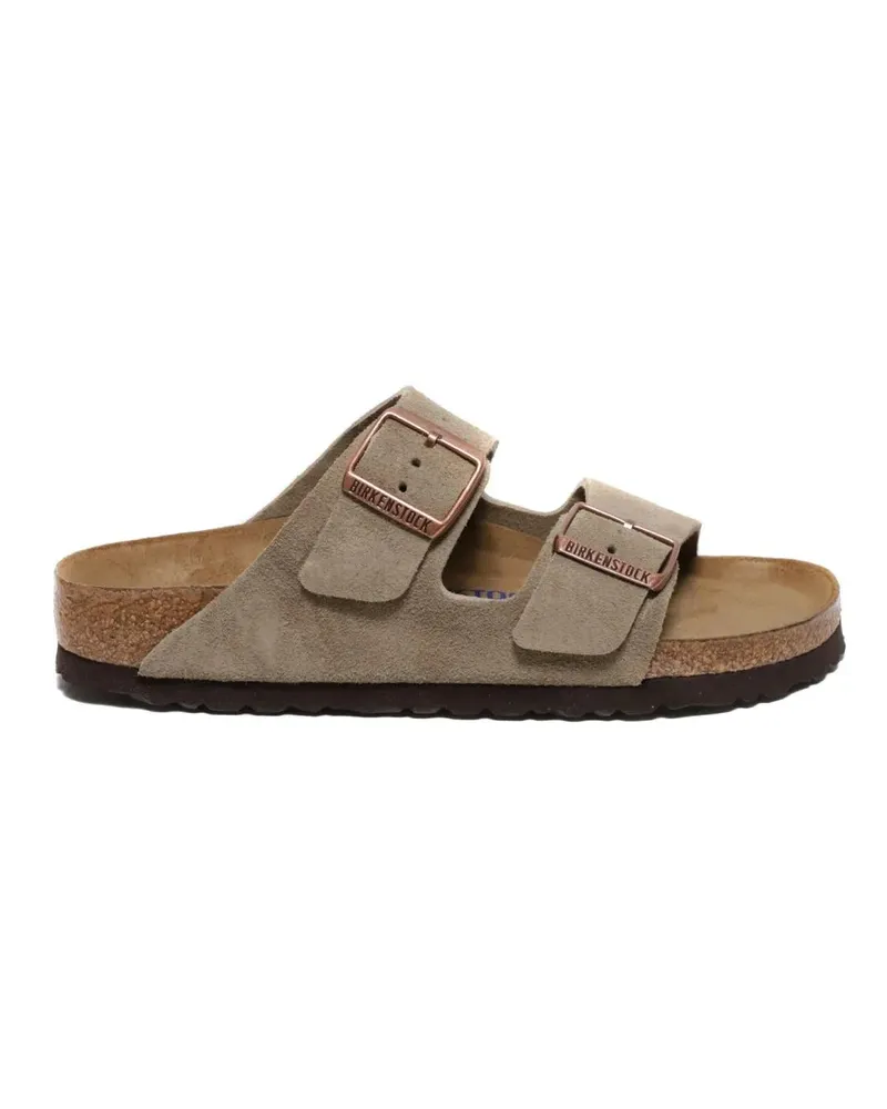 Birkenstock Sandalen Arizona Sandal With Adjustable Straps In Suede San braun Braun