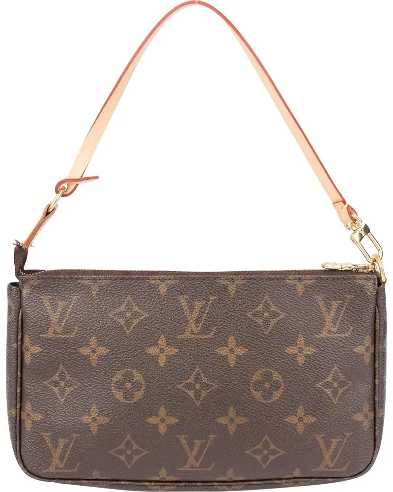 Louis Vuitton Crossbody Bags  Canvas Monogram Pochette Accessoire braun Braun