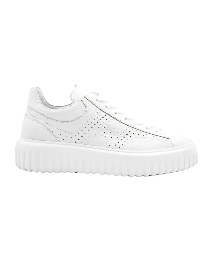 Hogan Low-Top Sneaker Sneakers With Design And Elevated Sole weiß Weiß