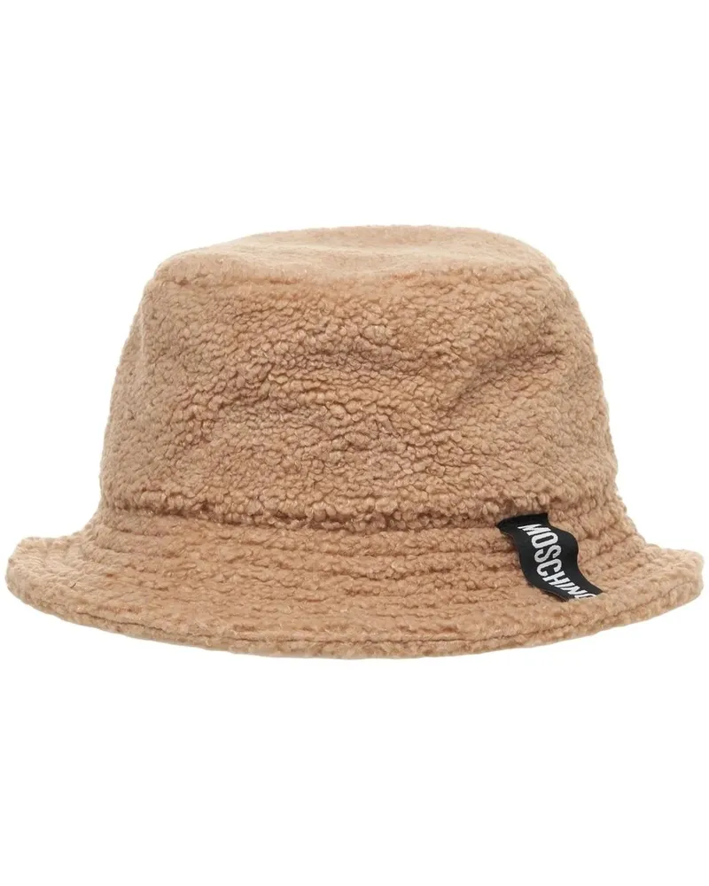 Moschino Crossbody Bags Faux fur bucket hat beige Beige