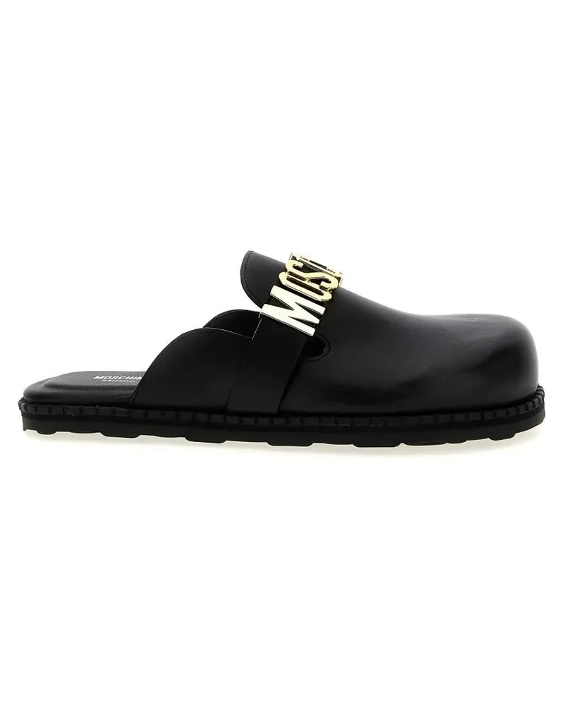 Moschino Slipper & Pantoletten Birky Sabots schwarz Schwarz