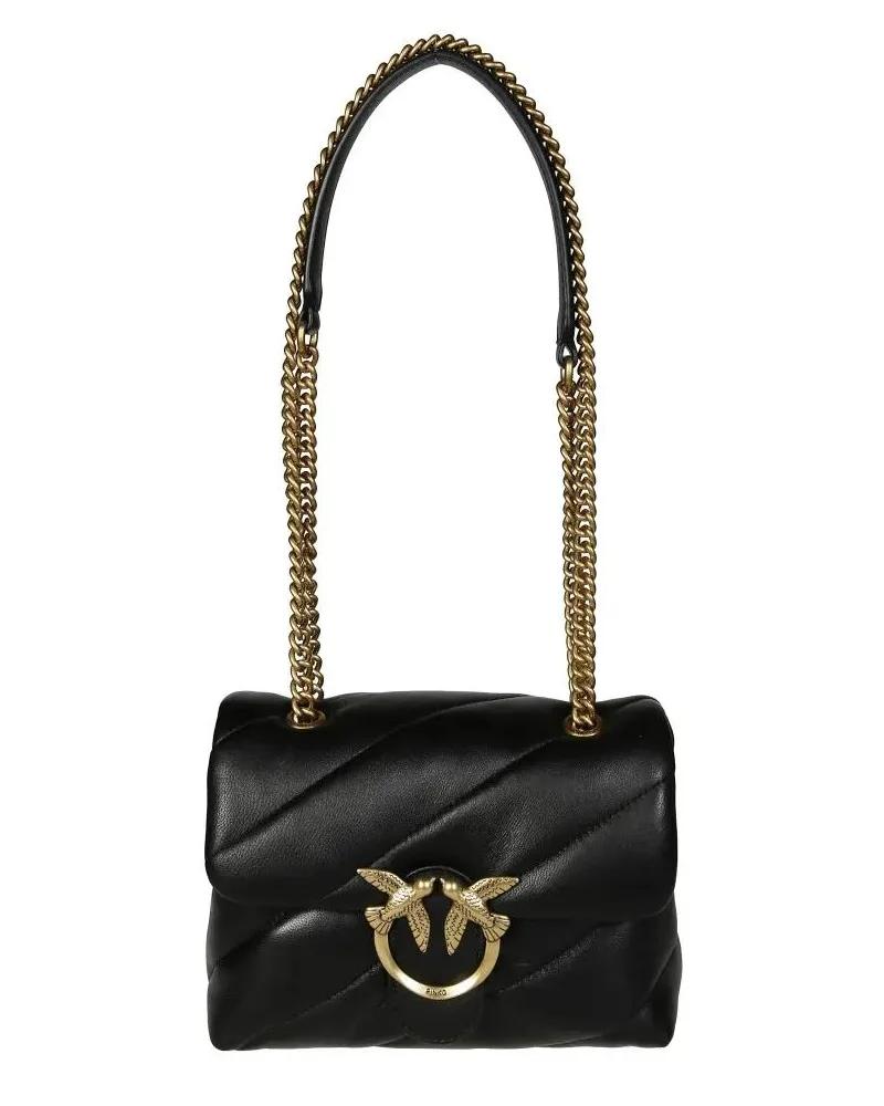 Pinko Hobo Bags Love Puff Mini Shoulder Bag schwarz Schwarz