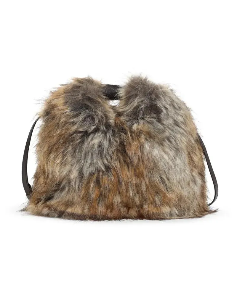 Maison Margiela Hobo Bags Curds Whey Tobacco Brown Japanese Crossbody Bag braun Braun