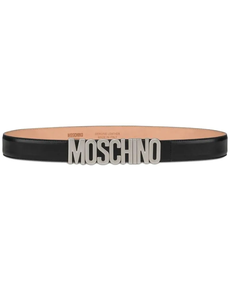 Moschino Gürtel Belts Black schwarz Schwarz