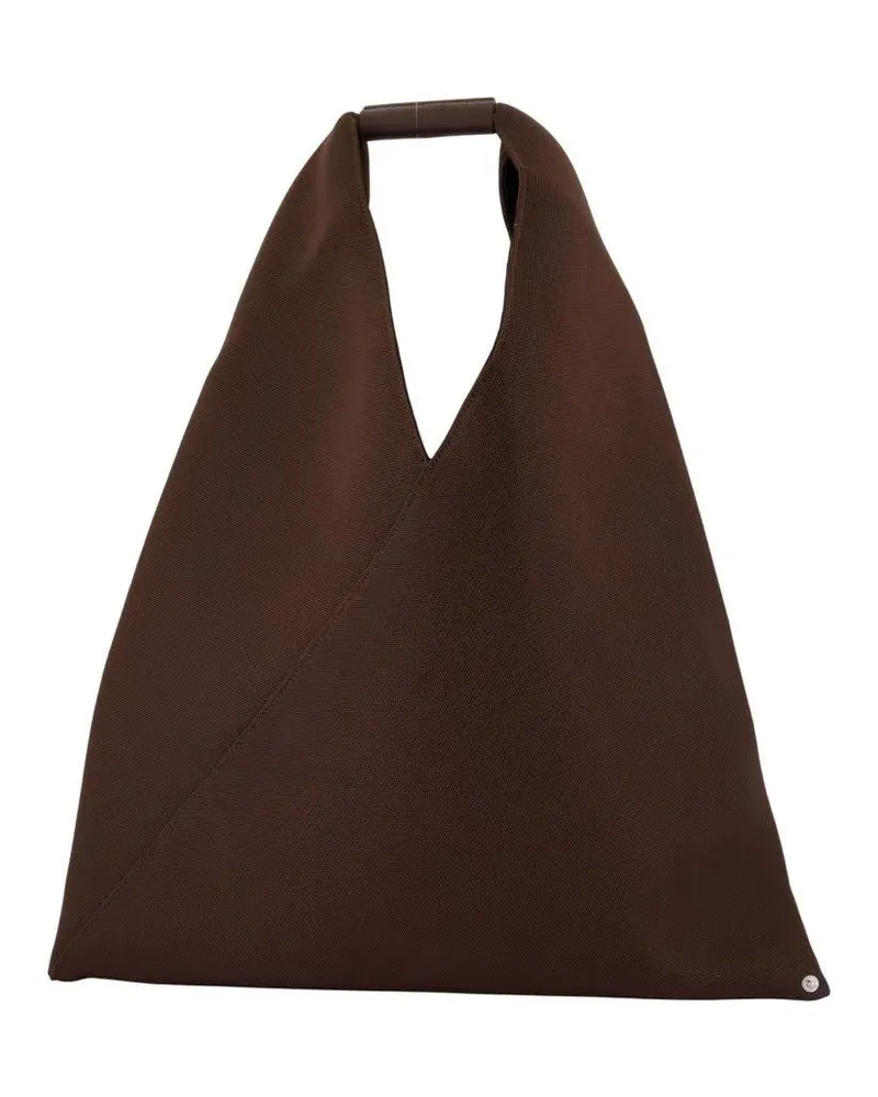Maison Margiela Hobo Bags Triangular Shoulder Bag With Padded Grip braun Braun