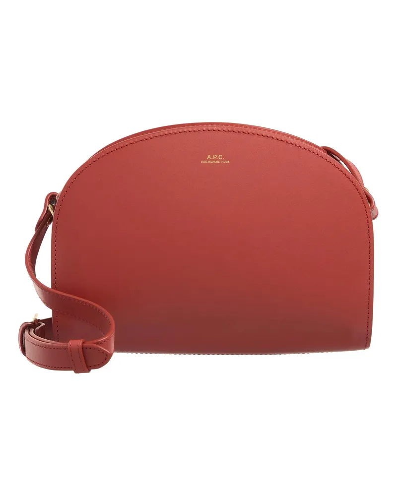 A.P.C. Crossbody Bags Sac Demi-Lune rot Rot
