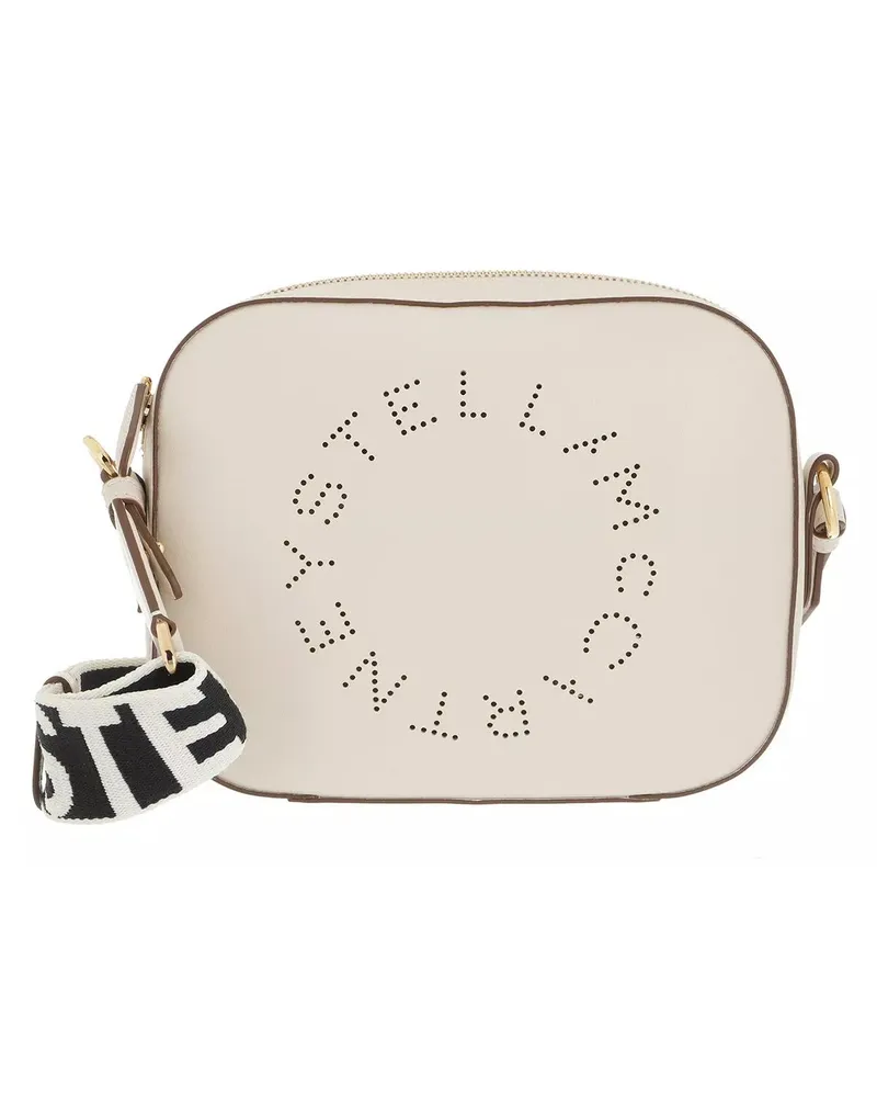 Stella McCartney Crossbody Bags Small Logo Crossbody Bag Creme