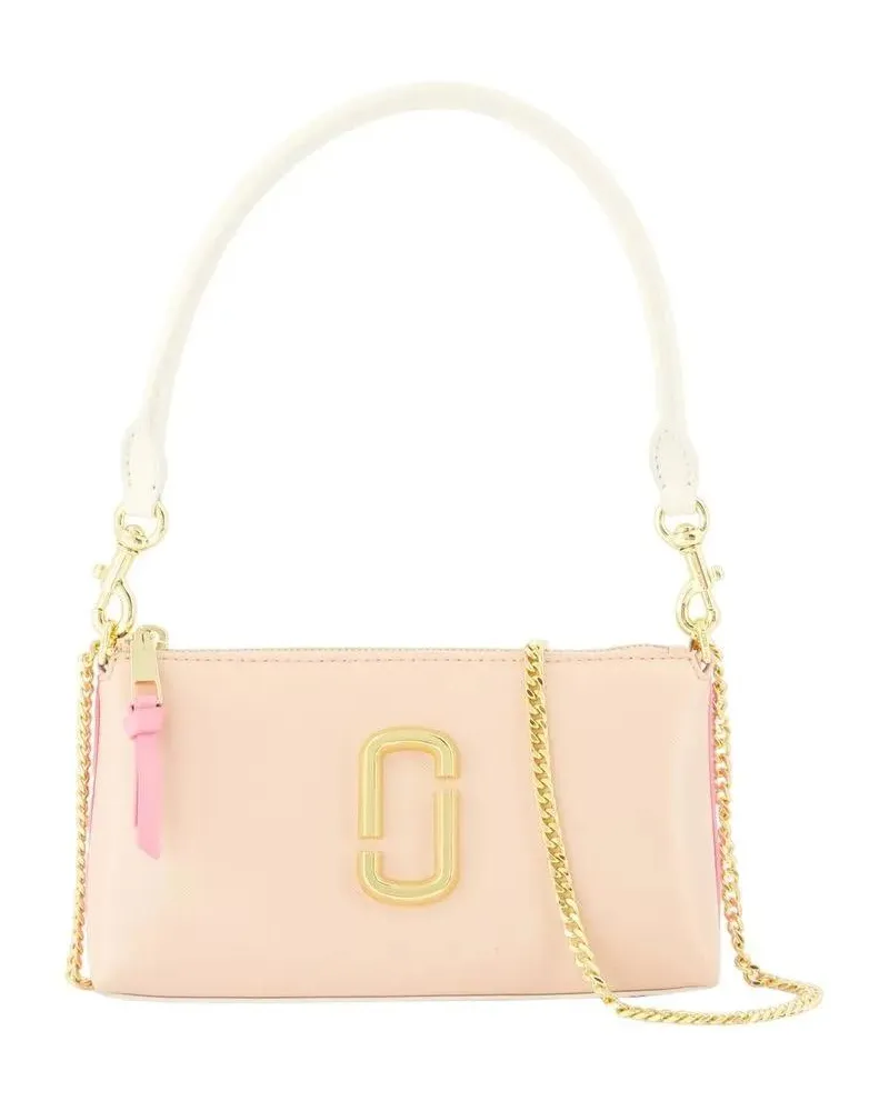 Marc Jacobs Hobo Bags The Pochette - Leather - Pink beige Beige