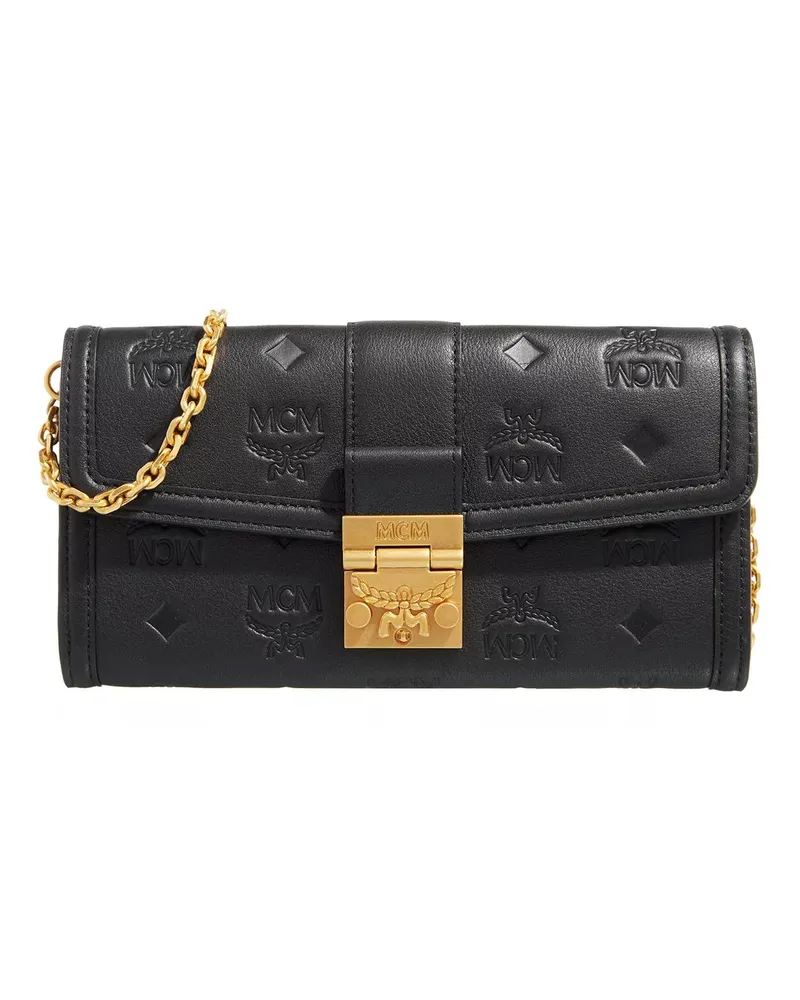 MCM Portemonnaie Tracy Ebmn Lthr Wallet On Chain Large Schwarz