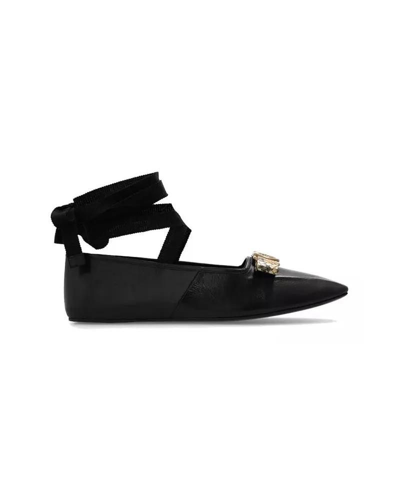 Gucci Double G Ballet Flats schwarz Schwarz